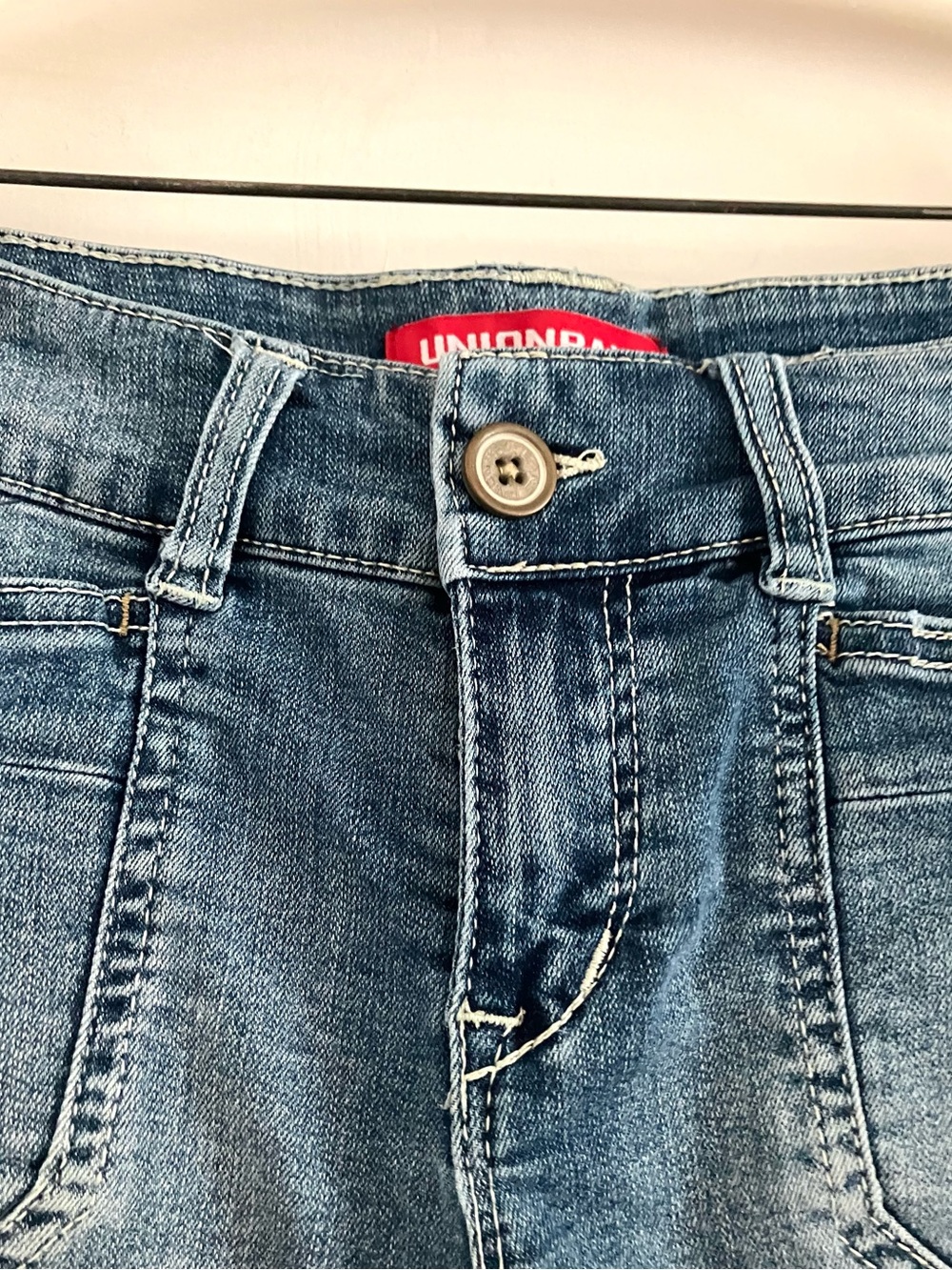 Vintage UnionBay Delaney Y2k Casual Boho Festival Utility Denim Shorts-Size 5 - Picture 4 of 10